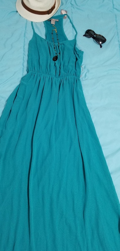 Turquoise Maxi dress size S